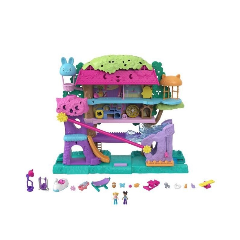 POLLY POCKET - Maison Dans Les Arbres - poupée mini-univers - 4 ans et +