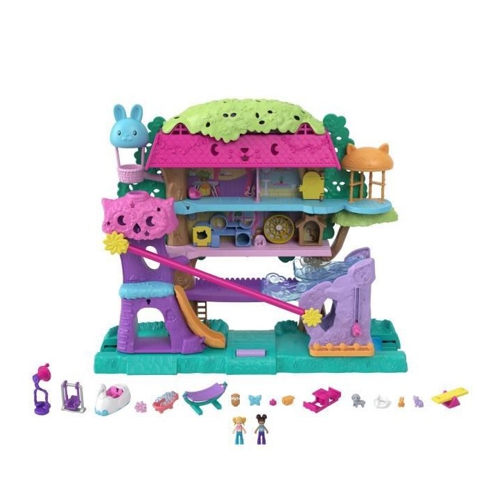 POLLY POCKET - Maison Dans Les Arbres - poupée mini-univers - 4 ans e