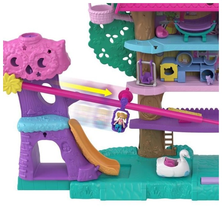 POLLY POCKET - Maison Dans Les Arbres - poupée mini-univers - 4 ans e