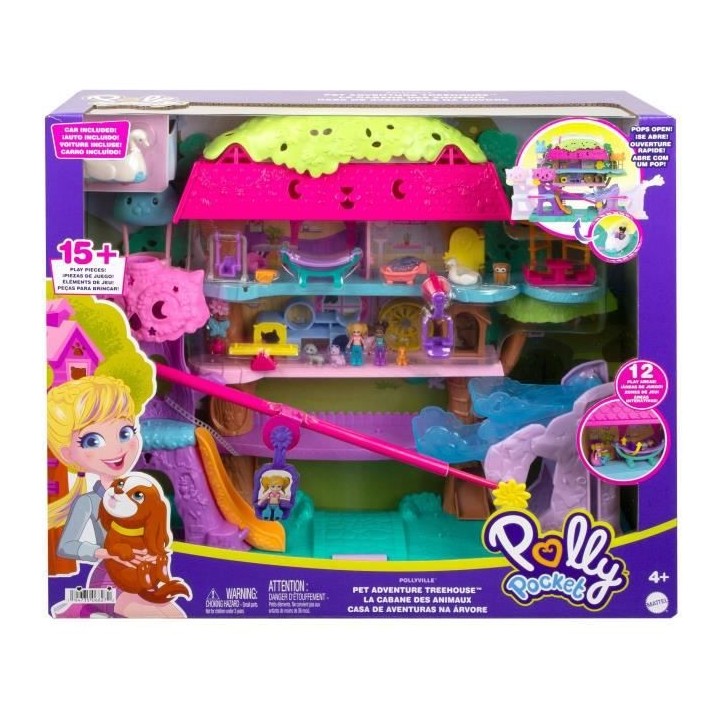 POLLY POCKET - Maison Dans Les Arbres - poupée mini-univers - 4 ans e