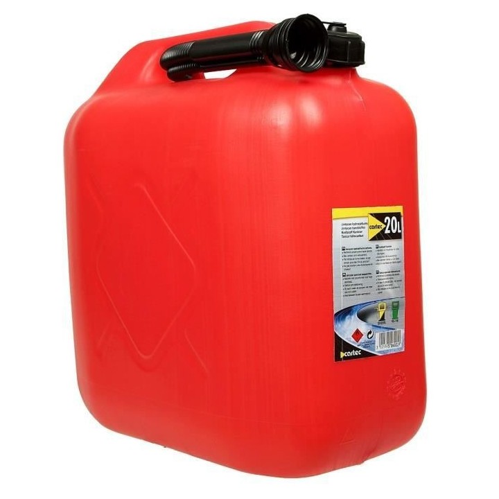Jerrican 20L homologué + bec verseur