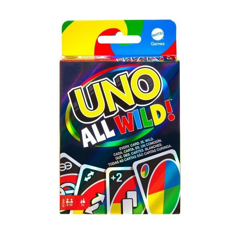 Jeux De Societe - Uno All Wild - Jeux De Société