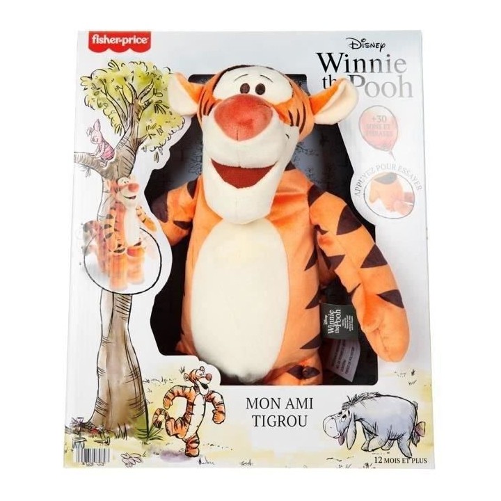 Peluche Tigrou mouvements et sons