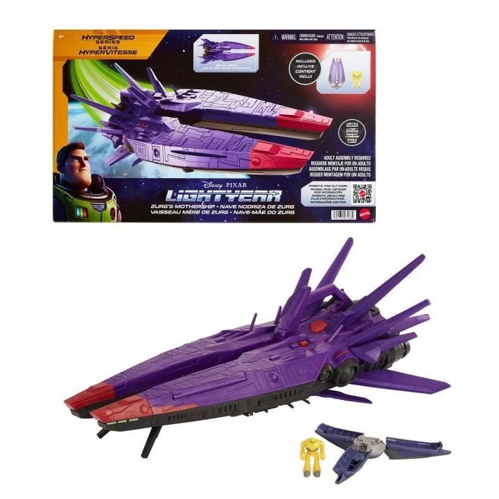 Pixar - Lightyear - Vaisseau Mere Xl De Zurg - Figurines D'Action