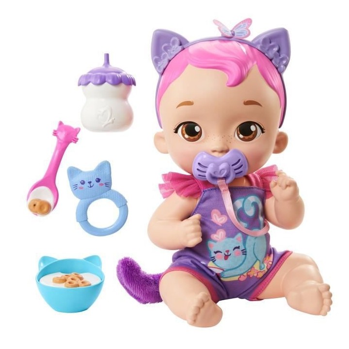 MY GARDEN BABY - Chat A Fonctions - poupée mini-univers - 2 ans et +