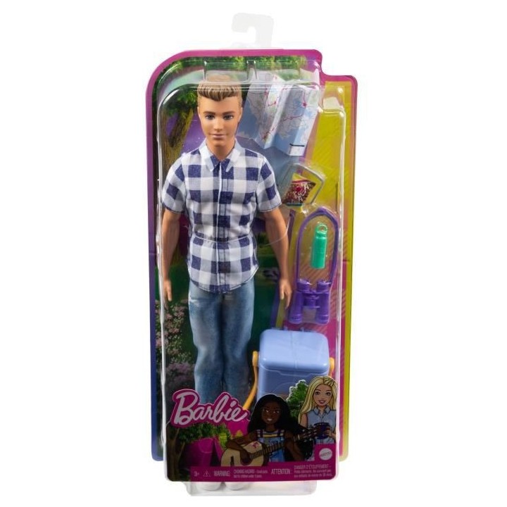 BARBIE - Ken Camping - Poupée - 3 ans et +