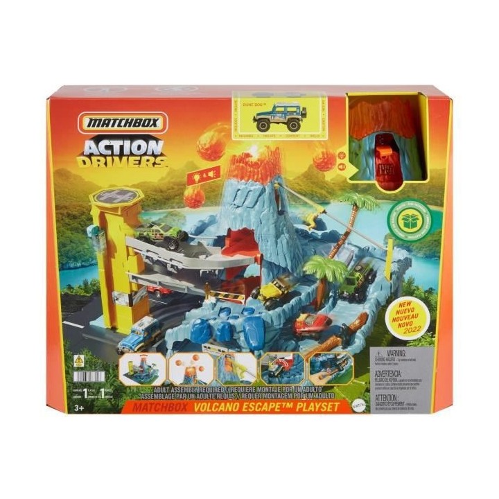 MATCHBOX - Mbx Volcano (Snds) - mini-véhicules - 3 ans et +