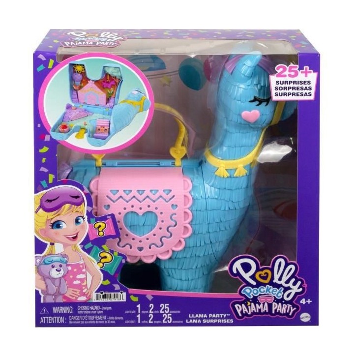 POLLY POCKET - Lama Surprises - poupée mini-univers - 4 ans et +