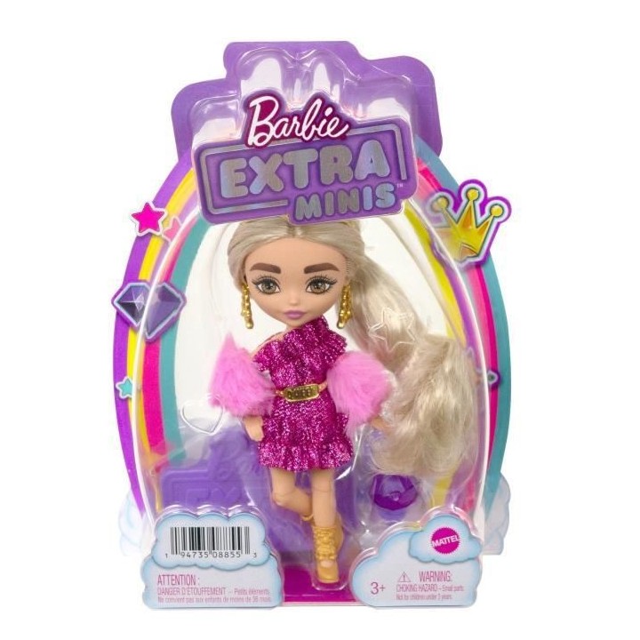 Barbie - Barbie Extra Mini Modele 8 - Poupée - 3 ans et +
