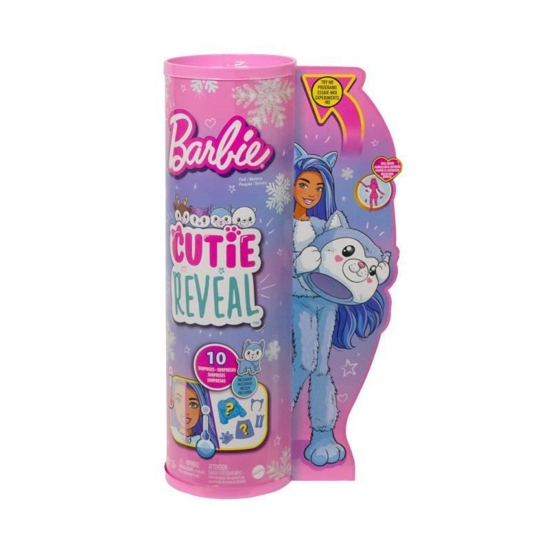 Barbie - Barbie Cutie Reveal - Loup - Poupée - 3 ans et +