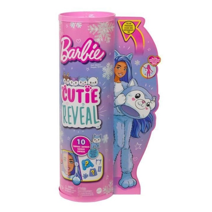 Barbie - Barbie Cutie Reveal - Loup - Poupée - 3 ans et +