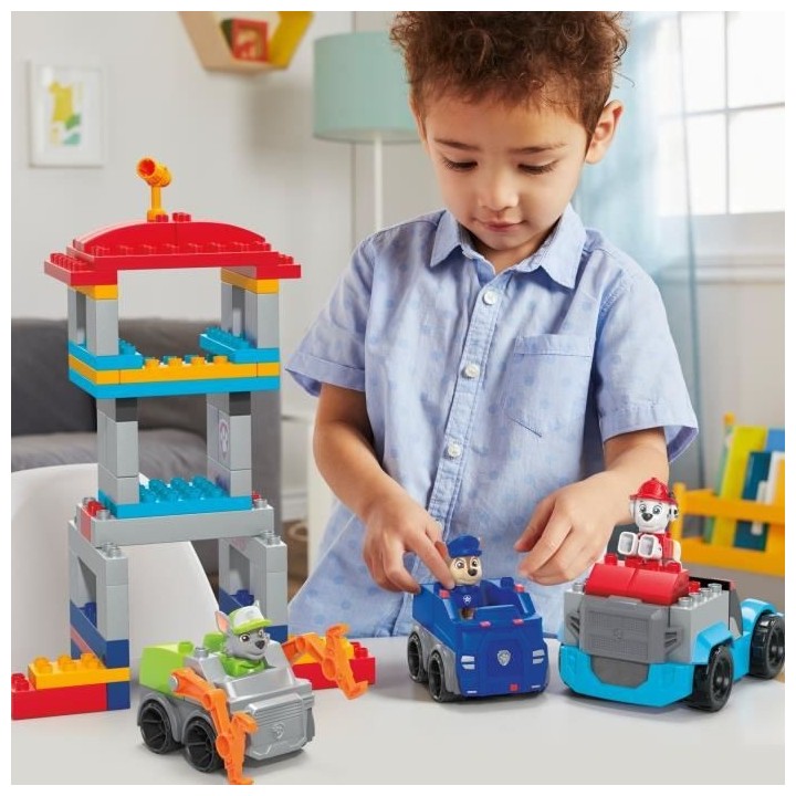 MEGA BLOKS - Le Pat Patrouilleur - jouet de construction - 1er age - 3