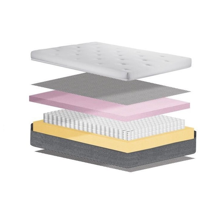 Matelas - 180 x 200 cm - LE MATELAS 365 ReVES - Avec matelas amovible