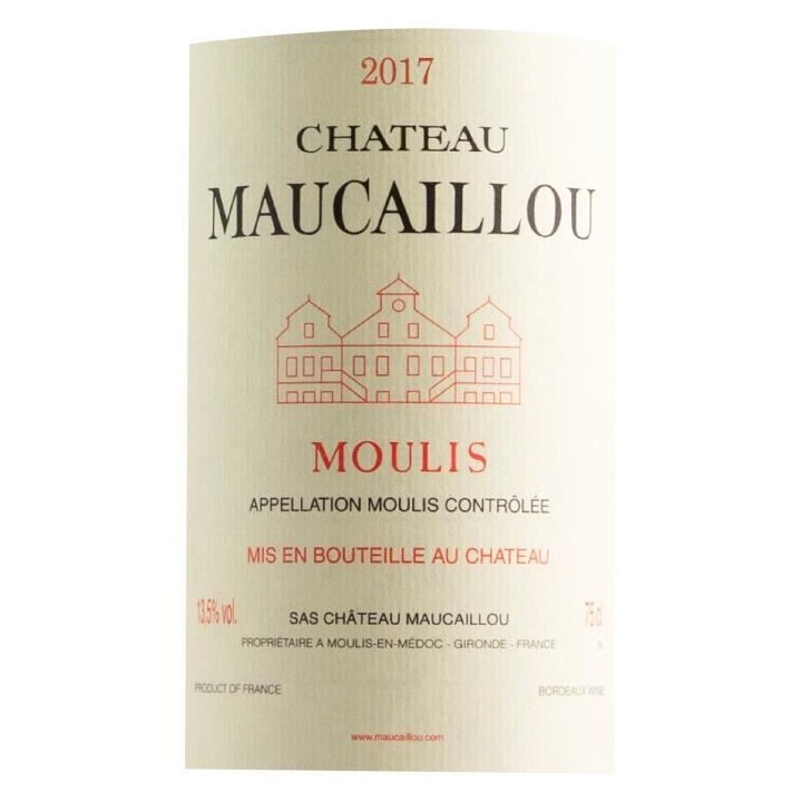 Château Maucaillou 2017 Moulis-en-Médoc - Vin rouge de Bordeaux