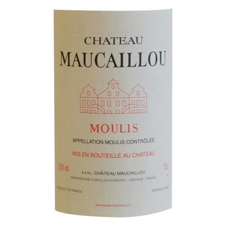 Château Maucaillou 2018 Moulis - Vin rouge de Bordeaux