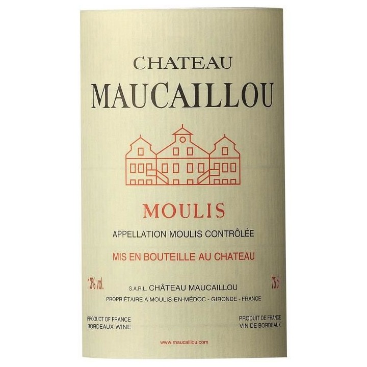 Château Maucaillou 2019 Moulis - Vin rouge de Bordeaux