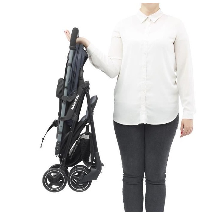 MAXI-COSI Poussette canne ultra légere Diza, 4 roues, Brave Graphite