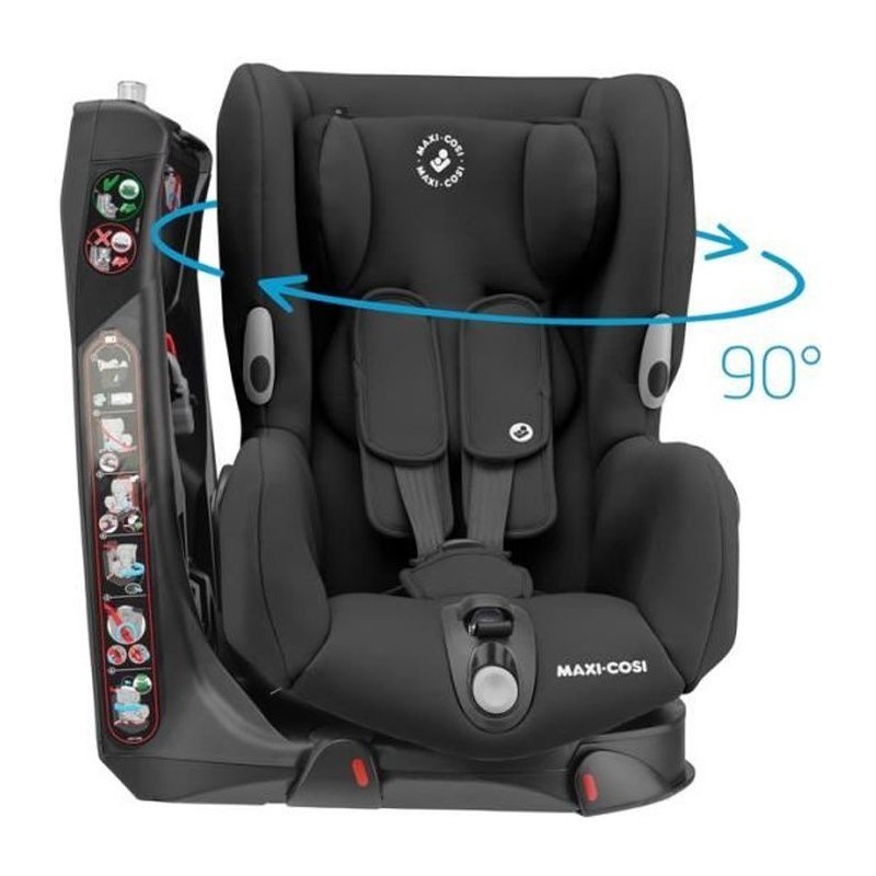 Siege auto MAXI COSI Axiss, Group 0+/1, Isofix, Pivotant, inclinable, Authentic Black