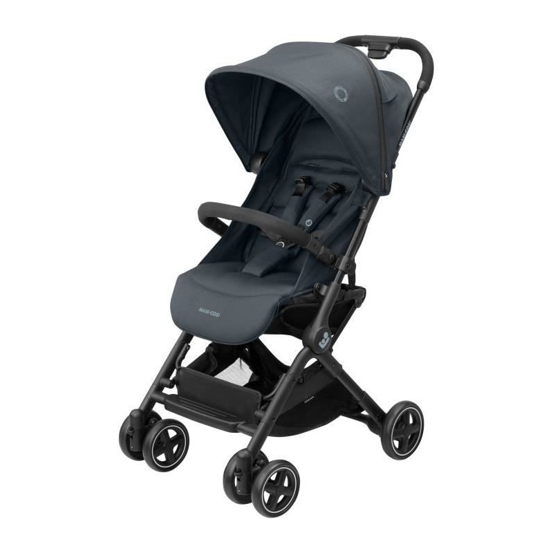 MAXI-COSI Poussette canne ultra compacte Lara 2, 4 roues, Essential Graphite