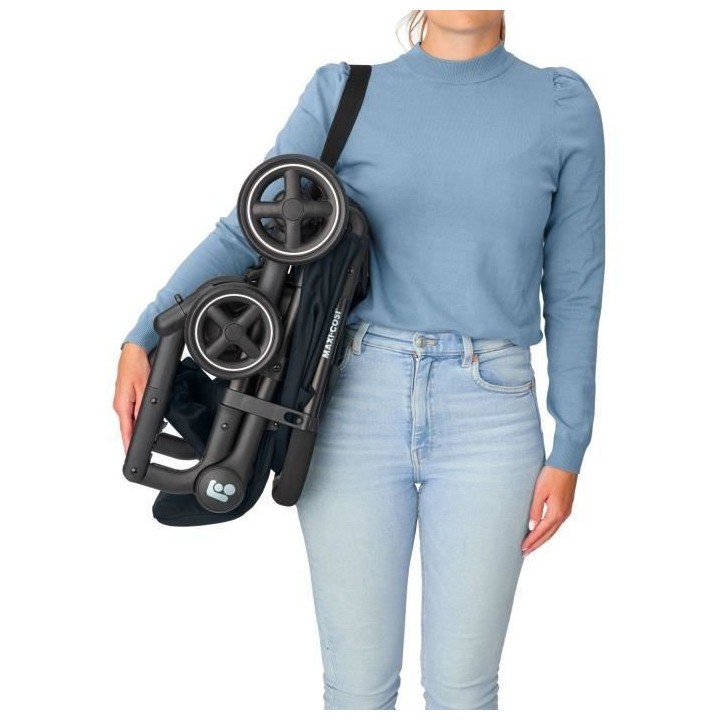 MAXI-COSI Poussette canne ultra compacte Lara 2, 4 roues, Essential Gr