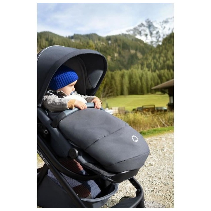 MAXI-COSI Chanceliere 2 en 1 pour poussette, tissu polaire, Essential