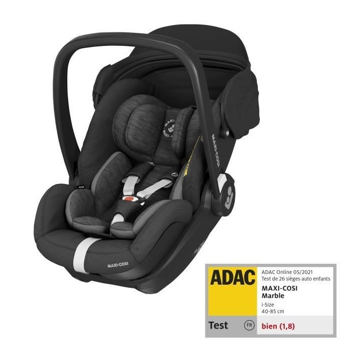 Siege auto MAXI COSI Marble, Groupe 0+, Isofix, i-Size, avec Embase, E