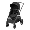 MAXI-COSI Poussette 2 en 1 Zelia 3, nacelle intégrée, 4 roues, Essential Black