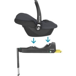 Cosi MAXI COSI Cabriofix i-Size, Groupe 0+, i-Size, avec Réducteur, Isofix,Essential Graphite