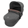 MAXI-COSI Poussette 3 en 1 Zelia S trio iSize 4 roues avec Cosi Cabriofix iSize et accessoires Dark Grey