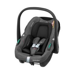 MAXI-COSI Poussette 3 en 1 Zelia S trio iSize 4 roues avec Cosi Cabriofix iSize et accessoires Dark Grey