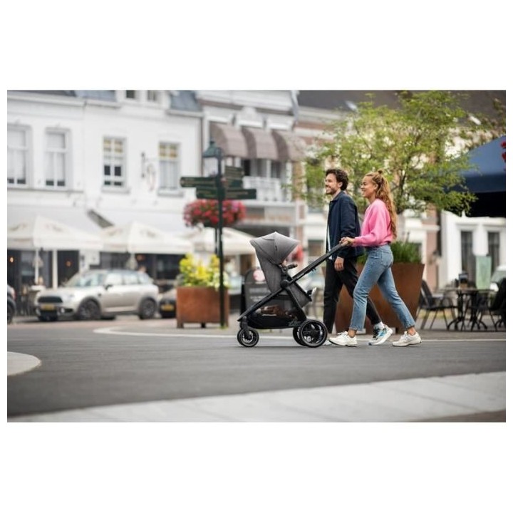 MAXI-COSI Poussette 3 en 1 Zelia S trio iSize 4 roues avec Cosi Cabrio