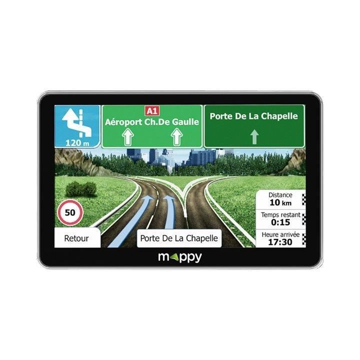MAPPY Maxi E738 Navigateur GPS 7'' Carte a Vie