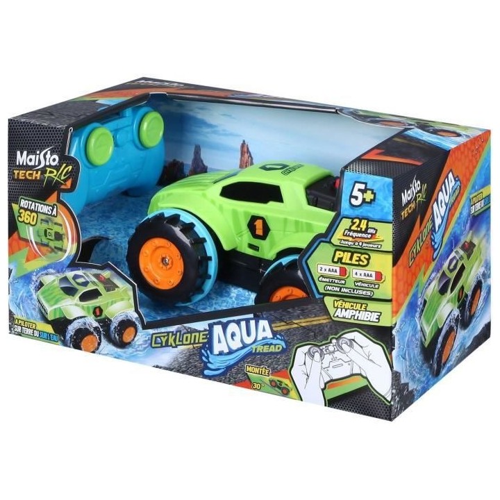 MAISTO RC - CYKLONE AQUA TREAD - Dino Vert