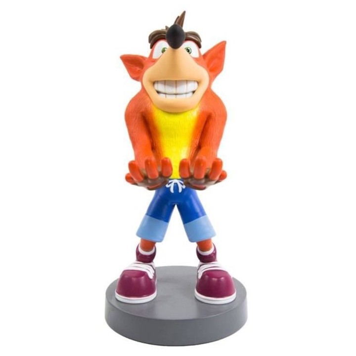Figurine Crash Bandicoot - Support & Chargeur pour Manette et Smartpho