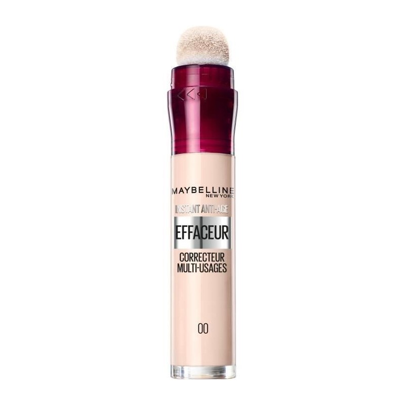 Anti-cernes Instant Anti-Age L'Effaceur MAYBELLINE NEW YORK - Enrichi en actifs - 00 Ivoire