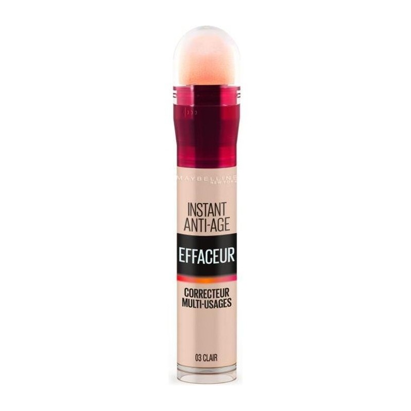 Correcteur N°03 Clair Instant Anti-Âge L'Effaceur MAYBELLINE NEW YORK - 6,8 ml