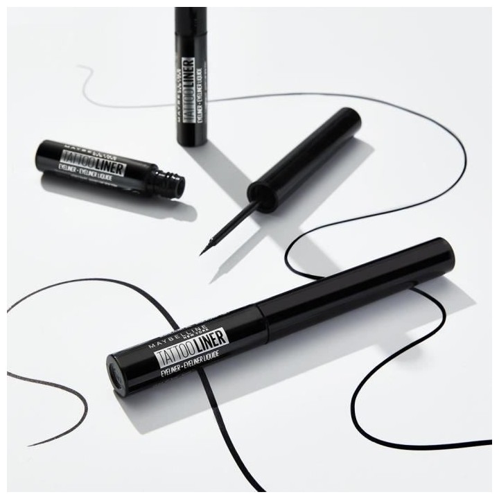 Eyeliner liquide MAYBELLINE NEW YORK Effet tatouage - 710 Inked Noir