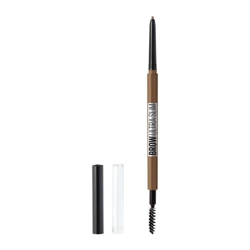 Crayon a Sourcils MAYBELLINE NEW YORK Brow Ultra Slim Rétractable Haute-Précision - 02 Soft Brownu