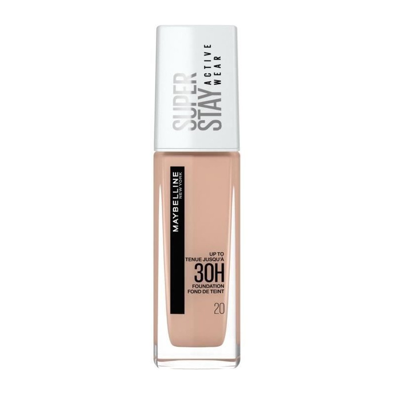 Fond de Teint MAYBELLINE NEW YORK Superstay 30H N°20 Beige Eclat 30 ml