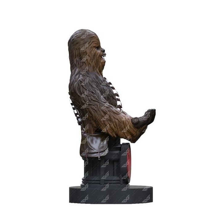 Figurine Chewbacca - Support & Chargeur pour Manette et Smartphone - E