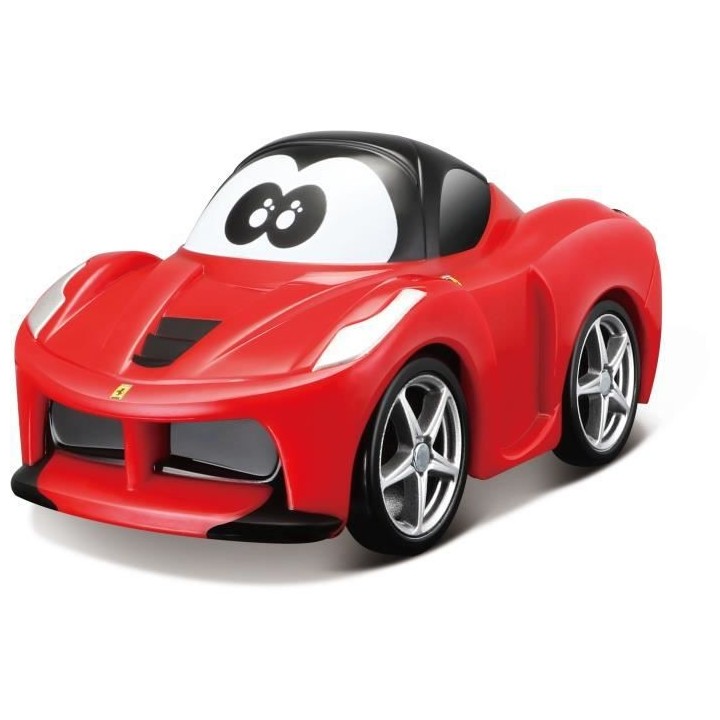 BBURAGO BB JUNIOR - Tapis de jeu + 1 véhicule Ferrari (tube)