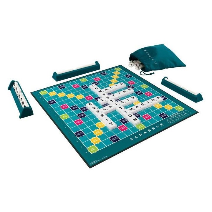 SCRABBLE Jeu de société - 2 a 4 joueurs - 10 ans et +