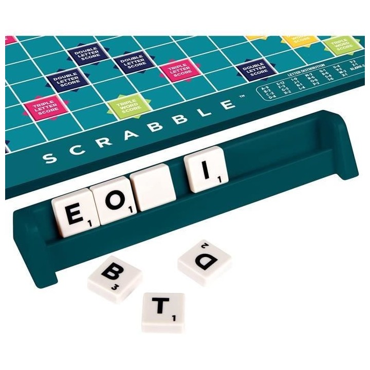 SCRABBLE Jeu de société - 2 a 4 joueurs - 10 ans et +