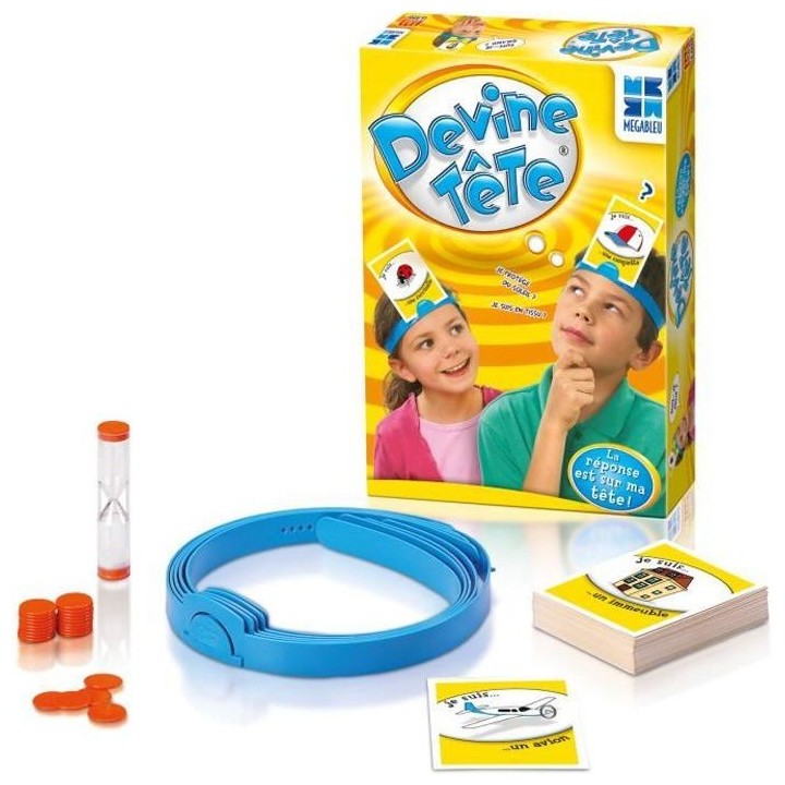 Devine tete - Jeu de société enfant - Mégableu