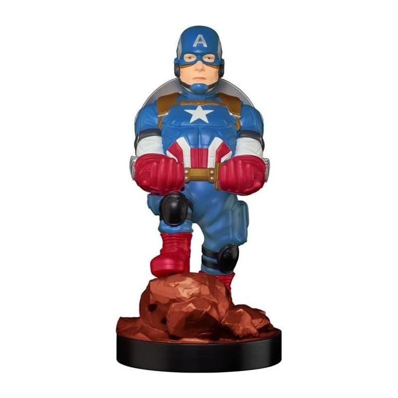 Figurine Captain America - Support & Chargeur pour Manette et Smartphone - Exquisite Gaming