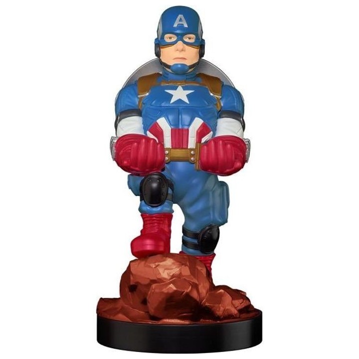 Figurine Captain America - Support & Chargeur pour Manette et Smartpho