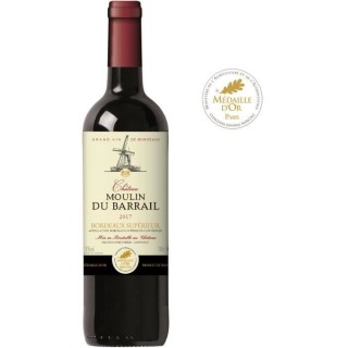 Château Moulin du Barrail 2017 Bordeaux Supérieur - Vin rouge de Bor