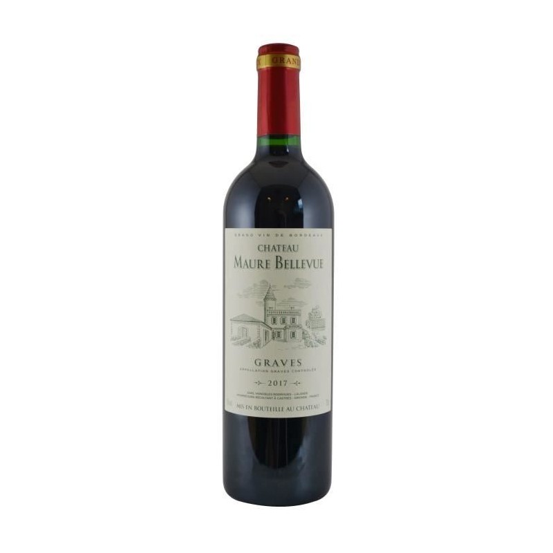 Château Maure Bellevue 2017 Graves - Vin rouge de Bordeaux