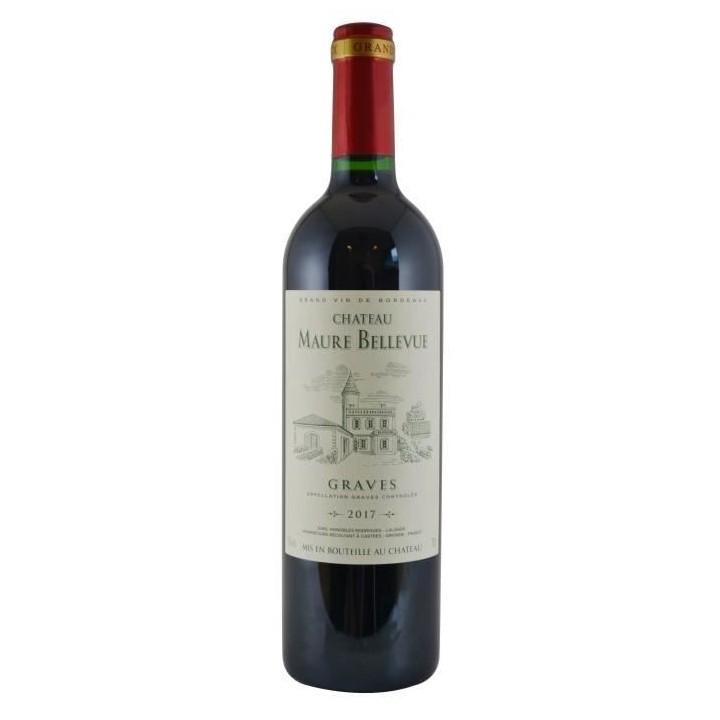Château Maure Bellevue 2017 Graves - Vin rouge de Bordeaux