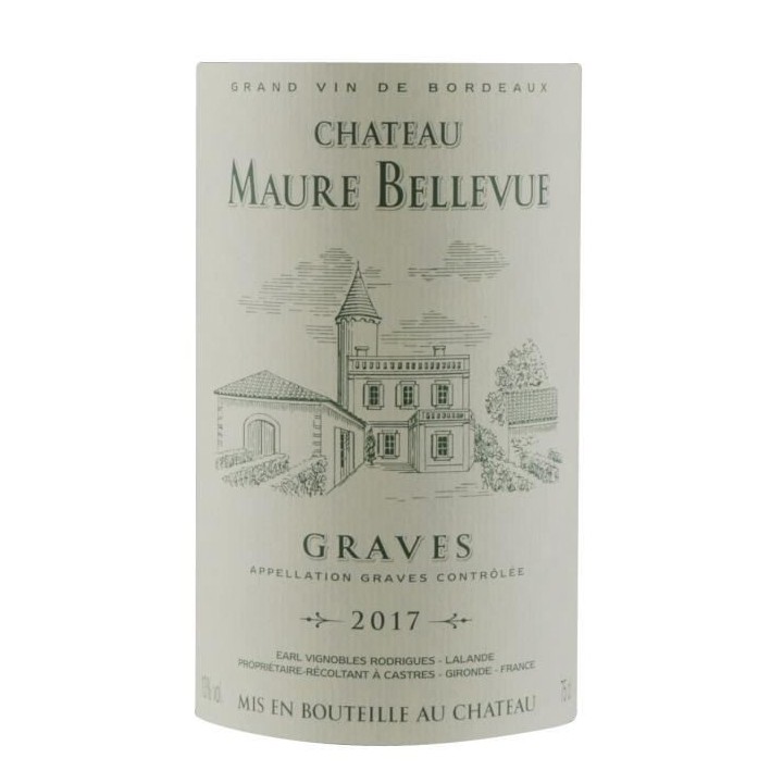Château Maure Bellevue 2017 Graves - Vin rouge de Bordeaux